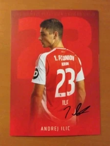 Andrej Ilic, Orig.-Autogr., Autogrammkarte,Union Berlin 2024/25,#23👍⚽ - Bild 1 von 2