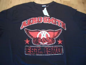 Aerosmith Blue Tee Shirt XXL NWT Steven Tylor - Picture 1 of 1