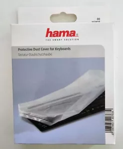 HAMA PROTECTIVE KEYBOARD DUST COVER FOR KEYBOARDS WATERPROOF 113818 - Picture 1 of 3