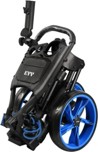 KVV 3 Wheel Golf Push Cart Ultra Lightweight Smallest Folding Size, New-Version - Picture 1 of 12