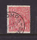 KGV 1 1/2d RED SINGLE WMK MINOR VARIETY DOT ALI'A  USED  DRY INK?