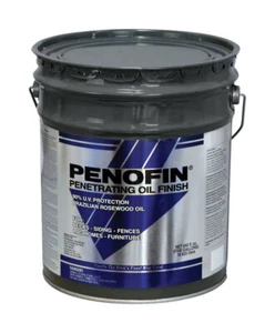 Penofin-F3EWR5G Blue Semi-Transparent Red Cedar Oil-Based Wood Stain 5 gal - Picture 1 of 1