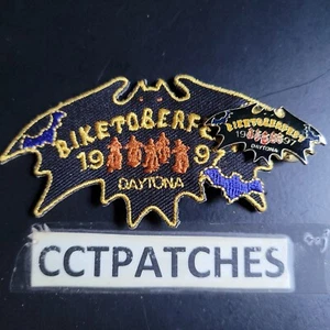 1997 DAYTONA, FLORIDA BIKETOBERFEST MOTORCYLCE PIN & PATCH - Picture 1 of 3