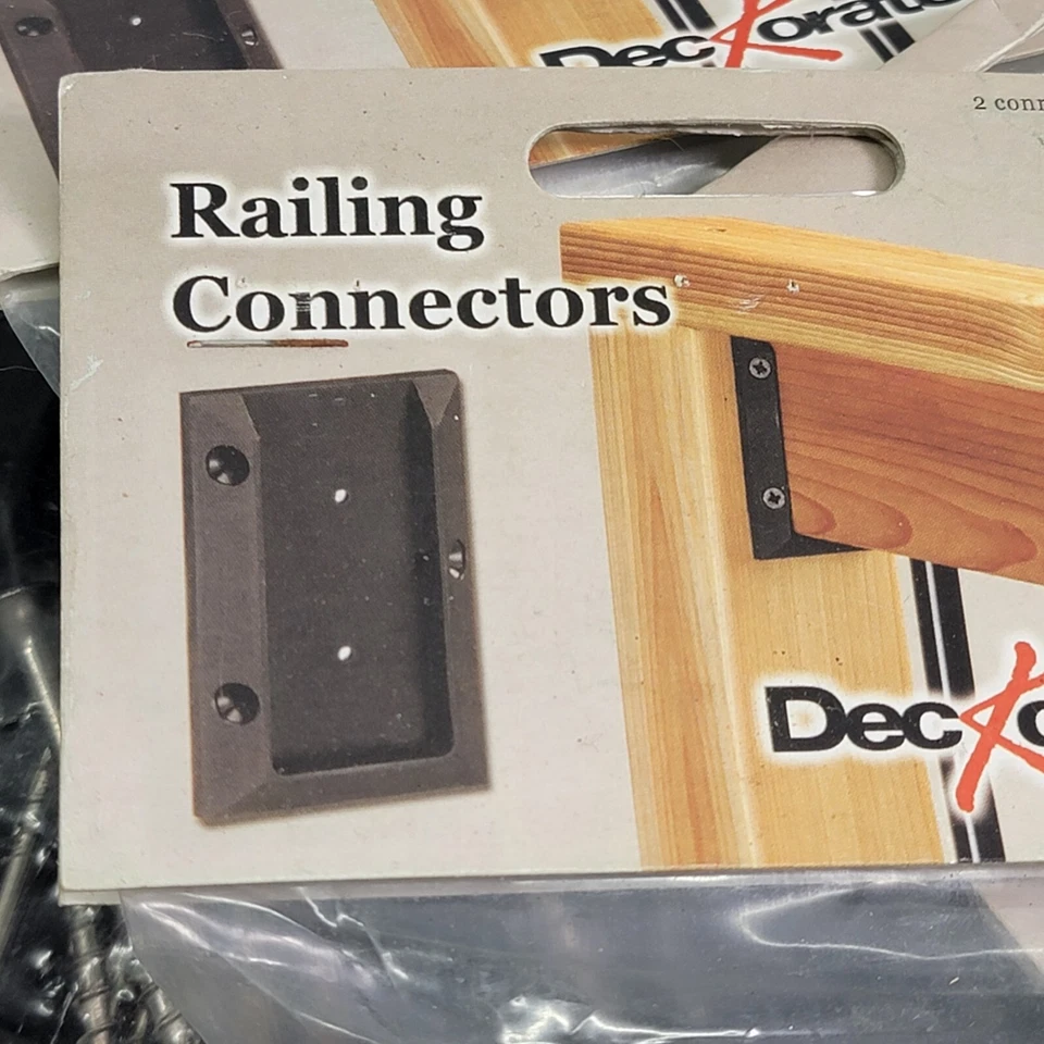 Deckorators 74834 RAILING Connector With Screw Black