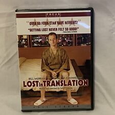 Lost in Translation (Dvd, 2004, Pan Scan)