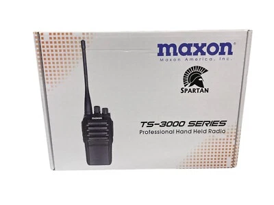 Maxon TS-3000 Spartan UHF 4W 16-Ch Professional Handheld TS-3416 - Image 1 of 4