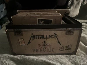 Metallica Live Shit Binge & Purge box w VHS tapes and Book (No CDs, Damaged Box) - Picture 1 of 3