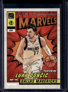 2021-22 Donruss Luka Doncic Net Marvels Press Proof Error #1 Mavericks
