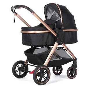 Baby Pram Stroller Mamakiddies 2in1 Pacto City Compact Light Weight Bassinet - Picture 1 of 10