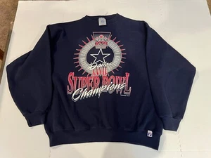 Vintage Dallas Cowboys Sweatshirt XL Super Bowl Champions NFL Football Logo7 90’s - Bild 1 von 9