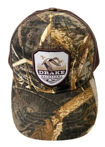 Drake Waterfowl Systems Camouflage Hat Logo Adjustable Baseball Cap One Size - Picture 1 of 7