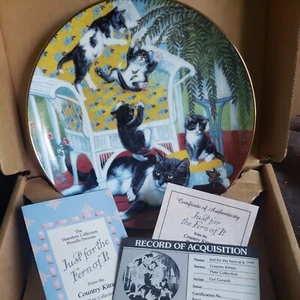 The Hamilton Collection Country Kitties de Gre Gerardi Just For The Fern Of It - Imagen 1 de 7