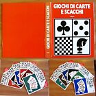 GIOCHI DI CARTE E SCACCHI in Cofanetto - Ed. Librex, I edizione 1980 - OTTIMO*