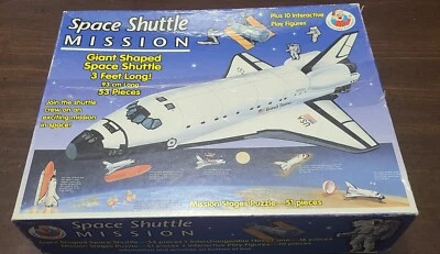NASA Space Shuttle Mission Puzzle  3 feet long 2 puzzles 1996 Complete  - Image 1 of 3