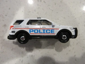 2018 Matchbox 2016 Ford Interceptor Police Utility Truck White 1:64 Diecast Toy - Picture 1 of 5