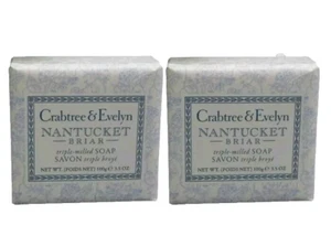 Crabtree & Evelyn NANTUCKET BRIAR Triple Milled Soap 2er Pack 2x 100g NEU - Bild 1 von 2