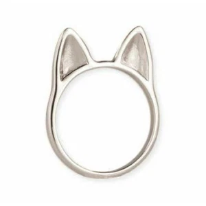 Neu Simply Feline Silber Katze Kätzchen Ohren Ring Gr. 7 Katzen Kätzchen Schmuck Geschenk - Bild 1 von 1