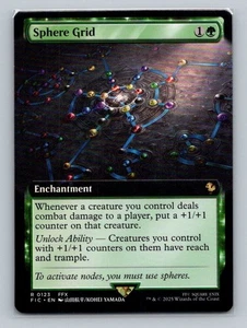 1x Sphere Grid Extended Art (0123) Final Fantasy Commander FIC MTG Magic quasi nuovo - Foto 1 di 2