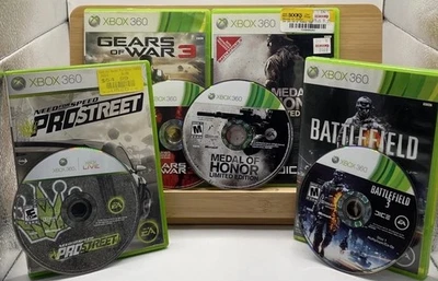Lote de 4 juegos Xbox 360: Gears Of War 3, Battlefield 3 - VER DESCRIPCIÓN - Envío gratuito Foto 1 de 4