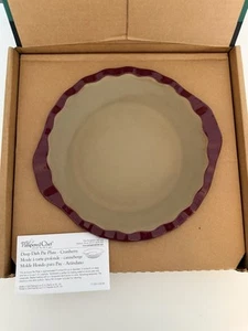 NUOVO The Pampered Chef Collezione Nuove Tradizioni PIATTO PROFONDO PIATTO TORTA 1332 NUOVO CON SCATOLA - Foto 1 di 5