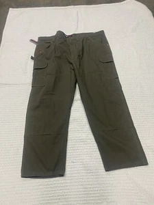 Wrangler Riggs Workwear Ranger Relaxed Fit 50x30 Mocha Ripstop Fabric - Picture 1 of 14