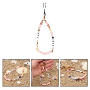Acrylic Letter Mobile Phone Chain Bead Lanyard for Cell Lanyards - Zdjęcie 1 z 12