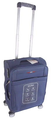 Reisekoffer Trolley Reisegepäck  Board-Handgepäck Weichgepäck Leichtlauf Rollen - Bild 1 von 4