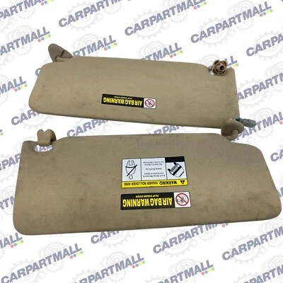 2007-2013 Acura MDX Sunvisor Sun Visor Shade Left & Right Pair Set OEM - Image 1 of 4