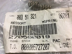 Sea Doo Spring 270500019 New OEM Idle Adjust Screw Spring 2000 Challenger - Picture 1 of 2