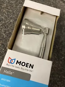 Moen Halle 18-in Spot Resist Brushed Nickel Wall Mount Single Towel Bar - New - Picture 1 of 11