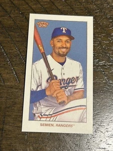 2022 Topps T-206 Wave 4 ~ Marcus Semien ~ Cycle Back PR /25 Texas Rangers MINT!! - Picture 1 of 2