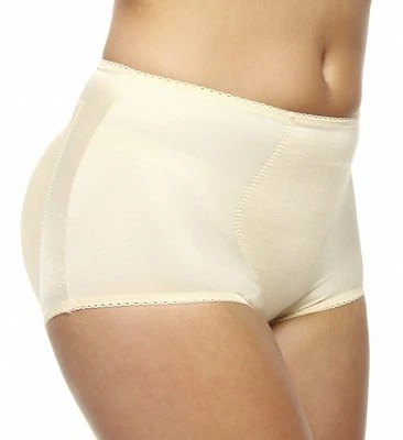  Faja modeladora trasera acolchada Rago modeladora de control moderado beige talla 26/pequeña Foto 1 de 4