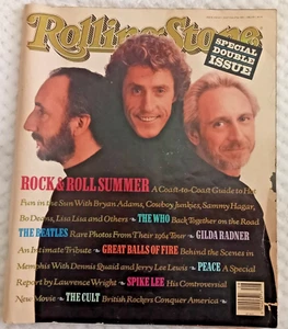 Rolling Stone 7/89 Double Issue WHO BEATLES CULT JERRY LEE LEWIS ALLMAN BROTHERS - Imagen 1 de 1