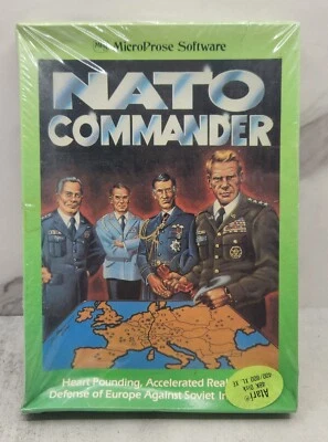 Sid Meier's RARE NATO Commander by MicroProse for Atari 400/800 - Image 1 of 4