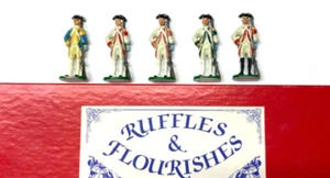 Fuerzas francesas América del Norte volantes y florece soldados de juguete de Valiant 5 piezas #117 - Imagen 1 de 1