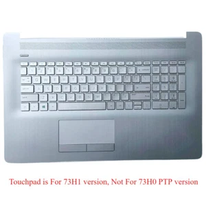 NEUF pour HP 17BY 17-BY 17-CA appuie-paume rétroéclairé et pavé tactile argent États-Unis - Photo 1/7