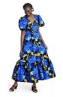 Christopher John Rogers Floral Puff Sleeve Tiered Dress New Tags Target Size 6