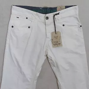Tommy Hilfiger Pants White Trousers Jeans W32 L34 Men's Chinos Denim Retro - Picture 1 of 16