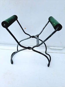Vintage YO-HO Monticello IA 8" Canning Jar Lifter Green Wooden Handles - Picture 1 of 7