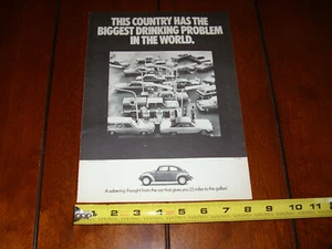 Pubblicità originale VW VOLKSWAGEN BETTLE BUG 1974 - Foto 1 di 12