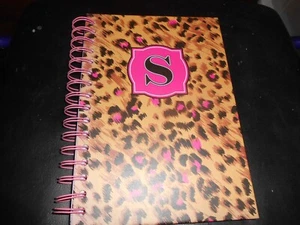 Tri-Coastal Designs Journal Notebook "S" Animal Print Lined Sheets 8.5x6" - Picture 1 of 4