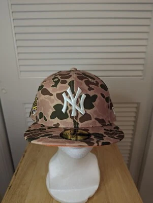 NWS New York Yankees Duck Camo 59fifty 7 3/8 MLB - Image 1 of 4