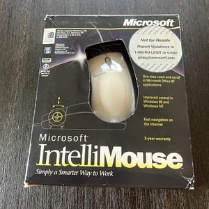 1996 Microsoft IntelliMouse Computer Mouse Serial Port PS/2 Version COLLECTOR - Picture 1 of 13