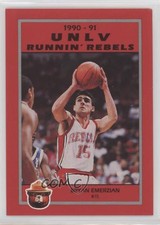 1990-91 Smokey Bear UNLV Runnin' Rebels Bryan Emerzian #15