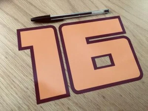 Andrea Migno número de carrera 16 (2019) grande - vendedor del Reino Unido - Imagen 1 de 1
