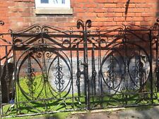 Wrought iron  gates.Victorian heavy duty with additions