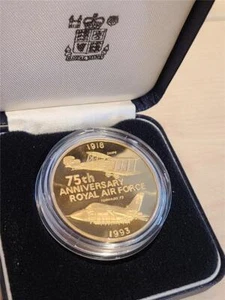 1993 RAFA Royal Air Force Association 50th Anniversary Medallion by Royal Mint - Imagen 1 de 3