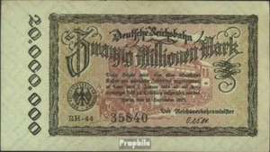 Banknoten Berlin 1923 Pick-Nr: S1015 Inflationsgeld der Deutschen Reichsbahn Ber - Bild 1 von 1
