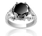 Designer Ring 5 Ct Black Diamond Ring Quality AAA Certified ! Christmas Gift