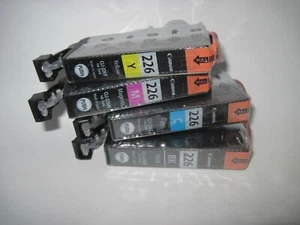 4pk NEW! GENUINE Canon CLI-226 Black Cyan Magenta Yellow Ink Cartridge FREE SHIP - Picture 1 of 1